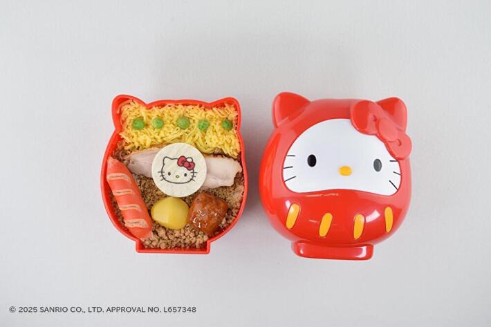ハローキティのだるま弁当